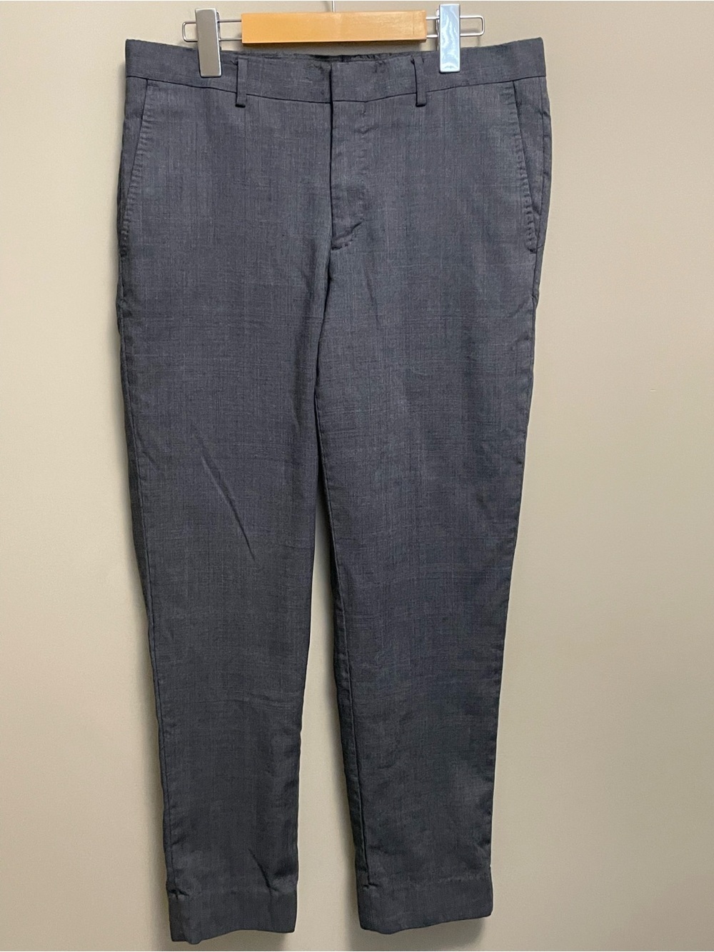 Sacoor Gray Dress Pants - Classic Tailored Fit Men’s 42 EU 32 US